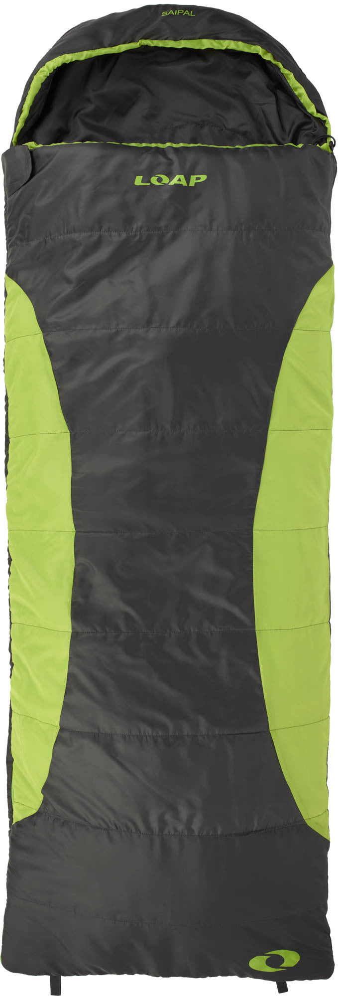 Blanket Sleeping Bag Loap Saipal Blk-Grn L-Left Zip