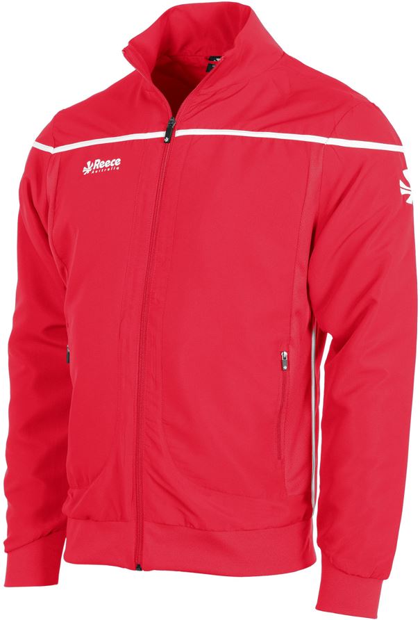 Kids' Reece Varsity Jr. Jacket Red-White 128