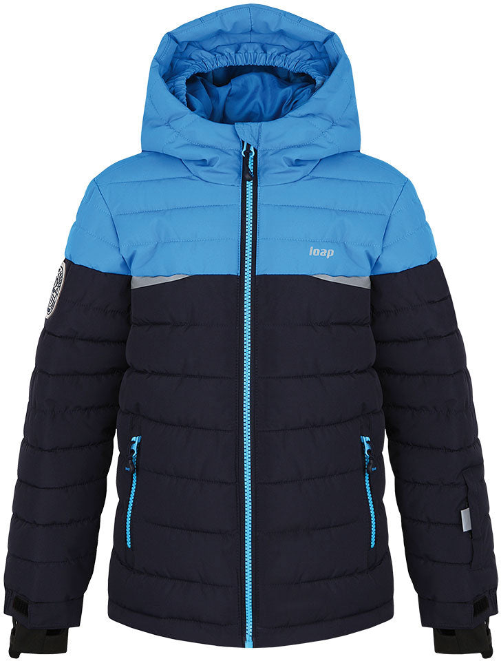 Children's Ski Jacket Loap Fumar Dark Blue 134-140