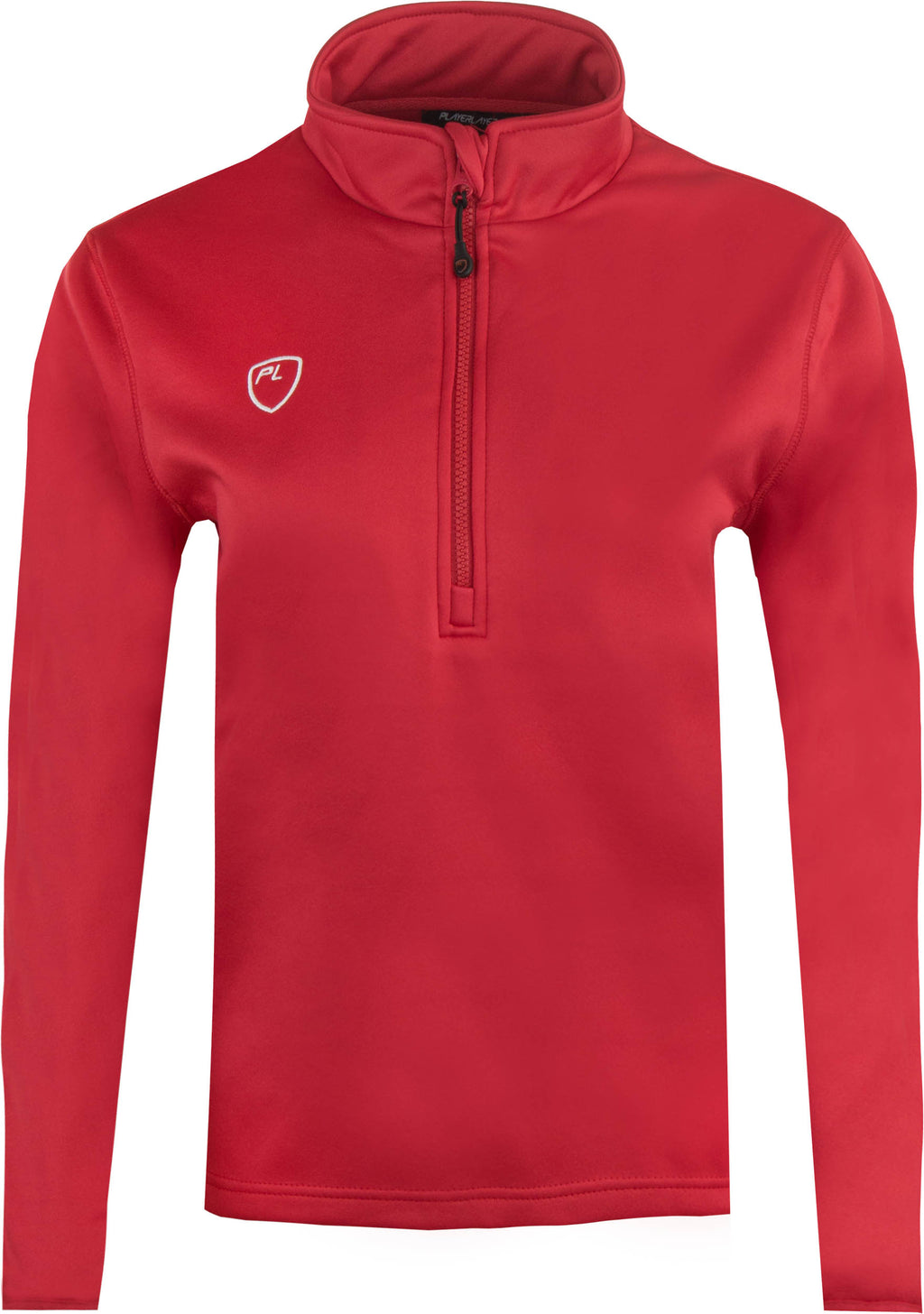 Children's Sweatshirt Playerlayer Quarter Zip Red 140-146