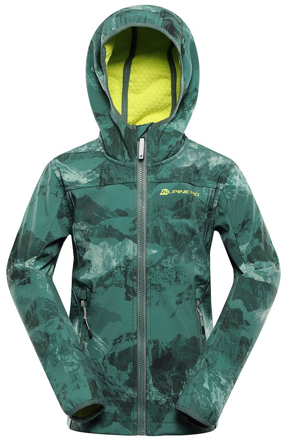 Children's Softshell Jacket Apline Pro Hooro Myrtle 152-158