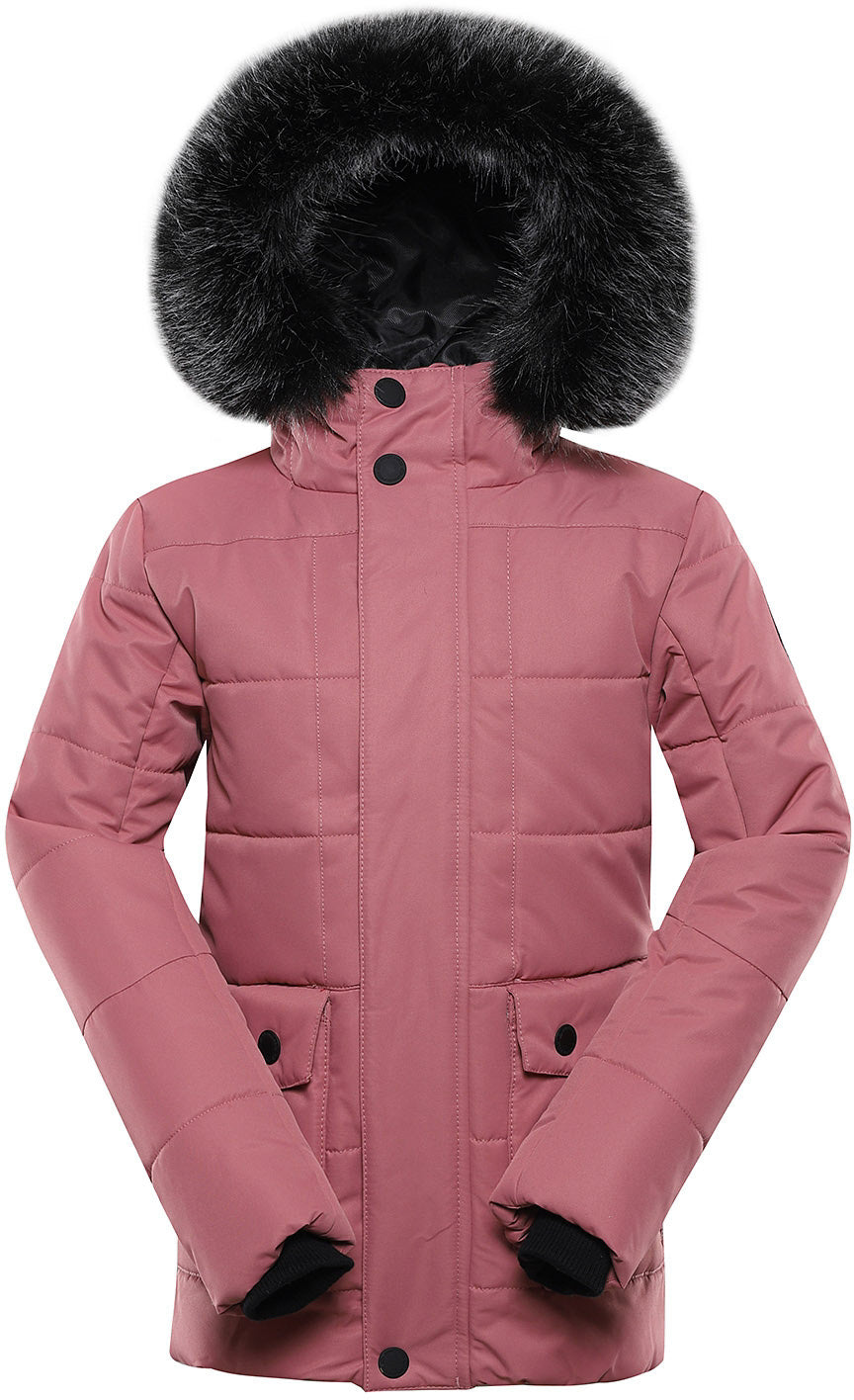 Waterdichte Kinder Winterjas Alpine Pro Egypo Roze 116-122