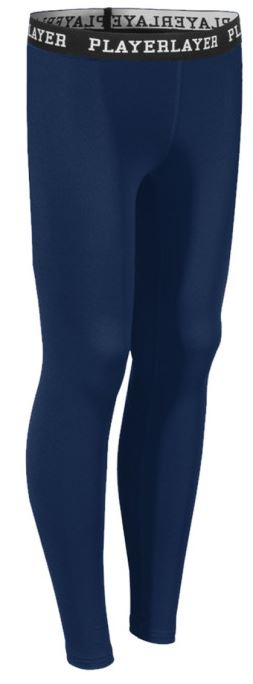 Children's Thermal Pants Playerlayer Jnr Navy 128-134