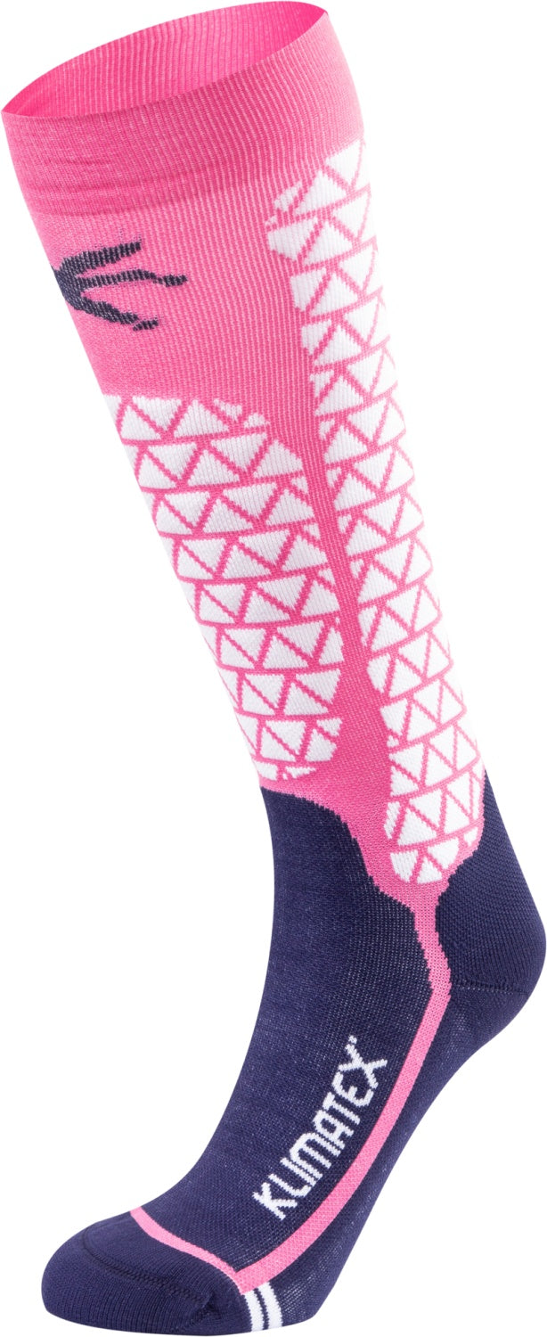 Children's Ski Knee Highs Klimatex Darek Pink-Dark Blue 27-30