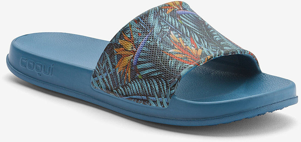 Men's Slippers Coqui Tora 7081 Niagara Blue Tropical 44