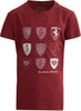 Children's T-shirt Ferrarari Jersey & Georgette Long Bordeaux, 3Y