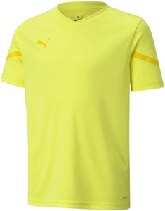 Children's T-shirt Puma Teamflash Jersey Flou Yellow 116