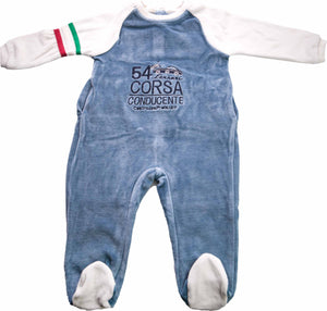 Children's Overall Ferrari Jr Blue Melange, 9-12