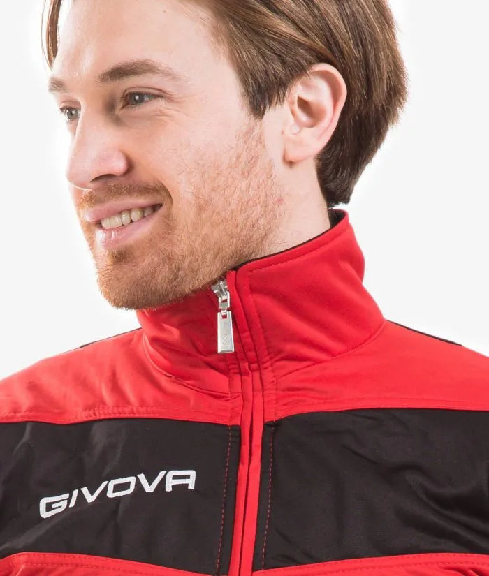 Sports Set Givova Visa Triacetato Red/Black 4xs