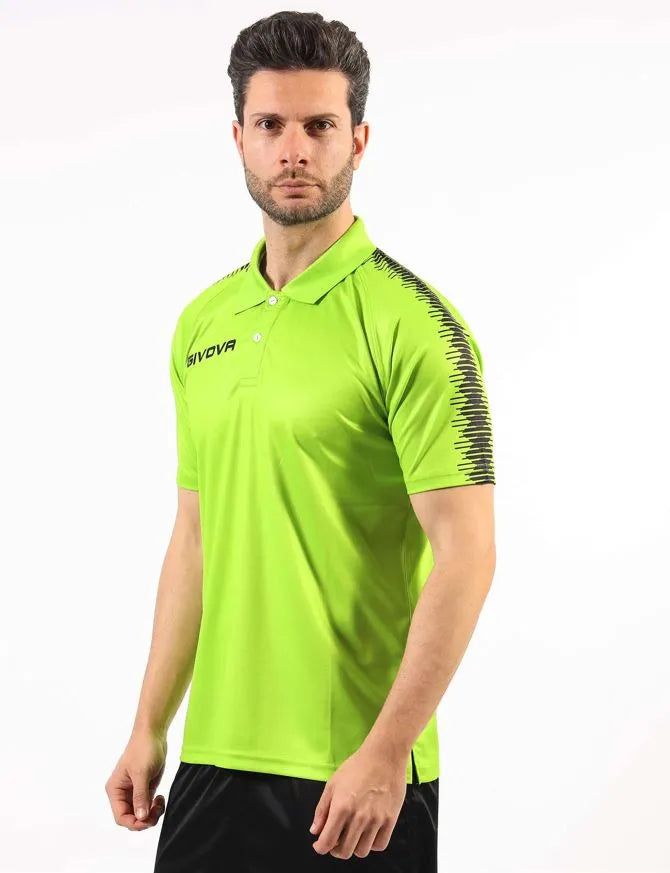 Léine Polo Spóirt Givova Apple Green 3xl