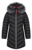 Girls Winter Coat Loap Indalona Black 122-128