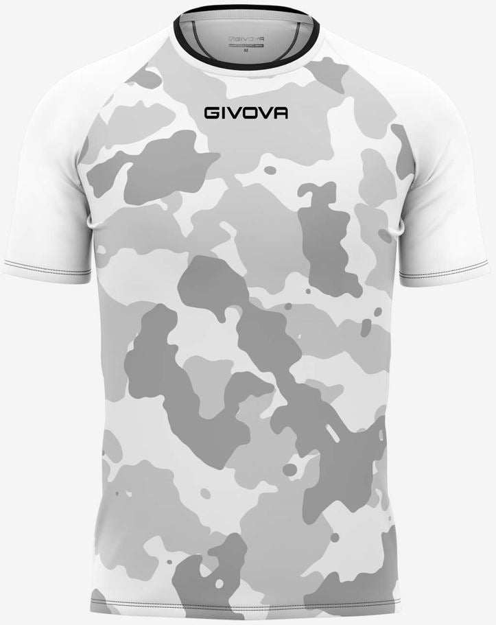 Men's T-shirt Givova Army White-Grey Xl