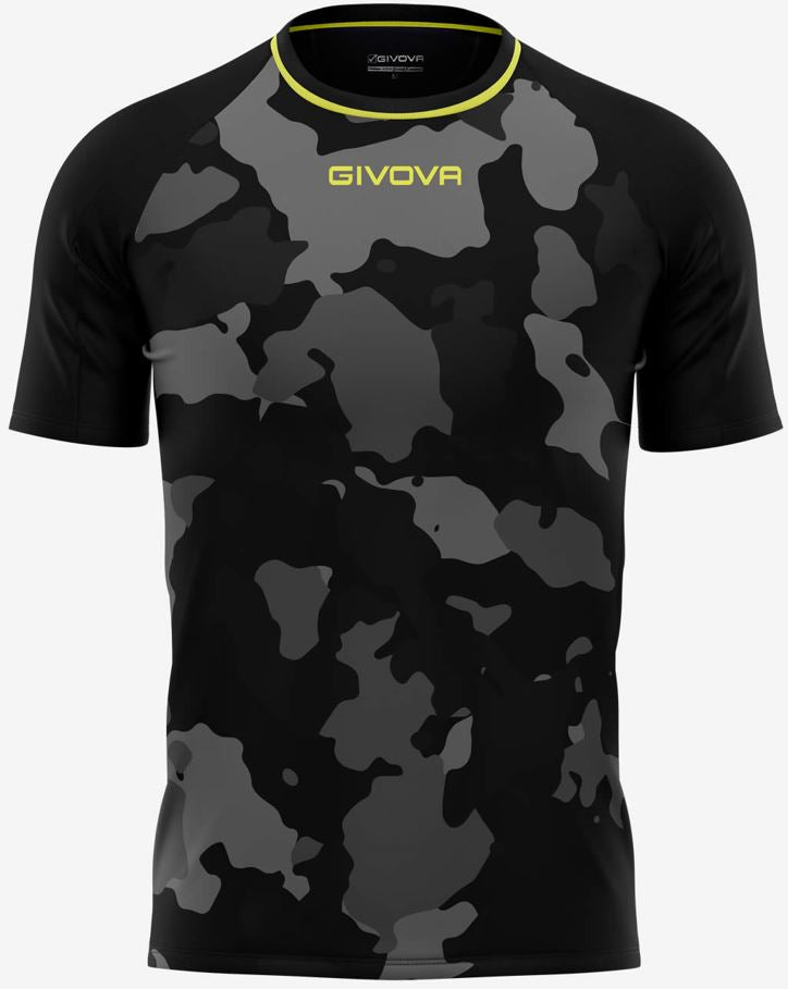 Men's T-shirt Givova Army Black-Grey M