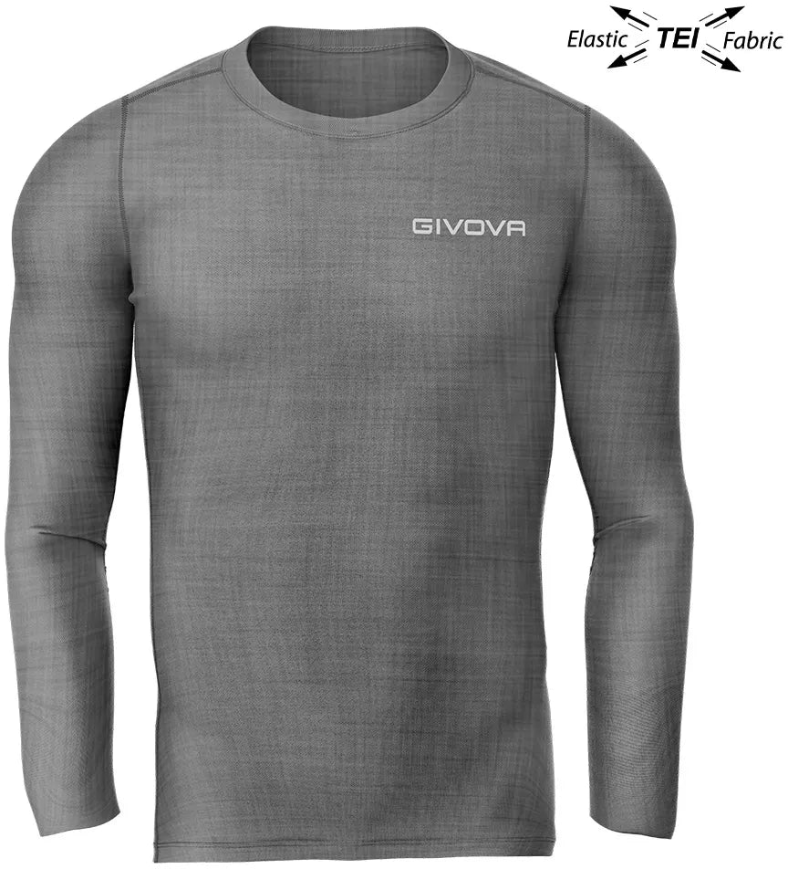 Funktionell t-shirt givova corpus 3 maglia elastica grå s