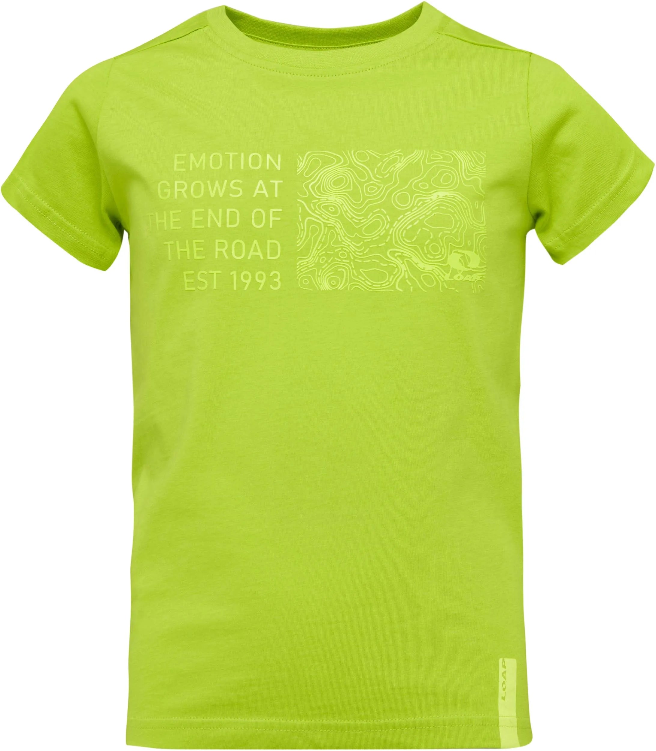 T-shirt per ragazzi loap boodarar verde verde 112-116