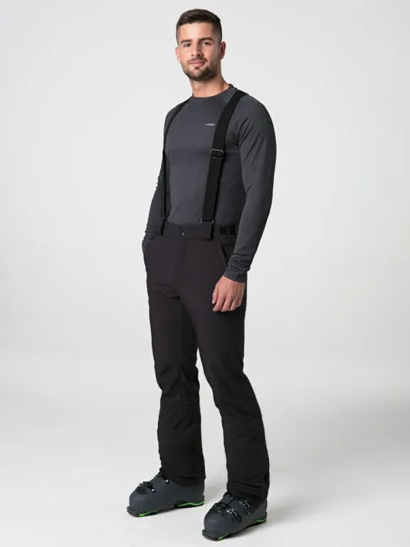 Pantaloni softshell da uomo pagnotta lekan 2xl - antivento e traspirante