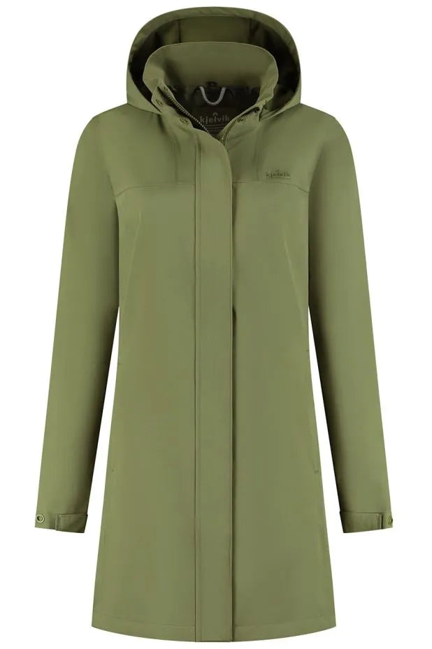 Women's softshell coat kjelvik nova green xl