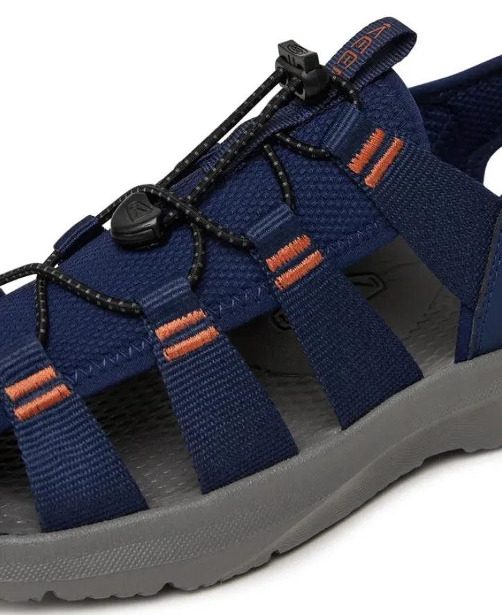 Fir Herenschoenen Keen Seanik H2 Acadamh Cabhlaigh/Flame Gold Zwart 47.5