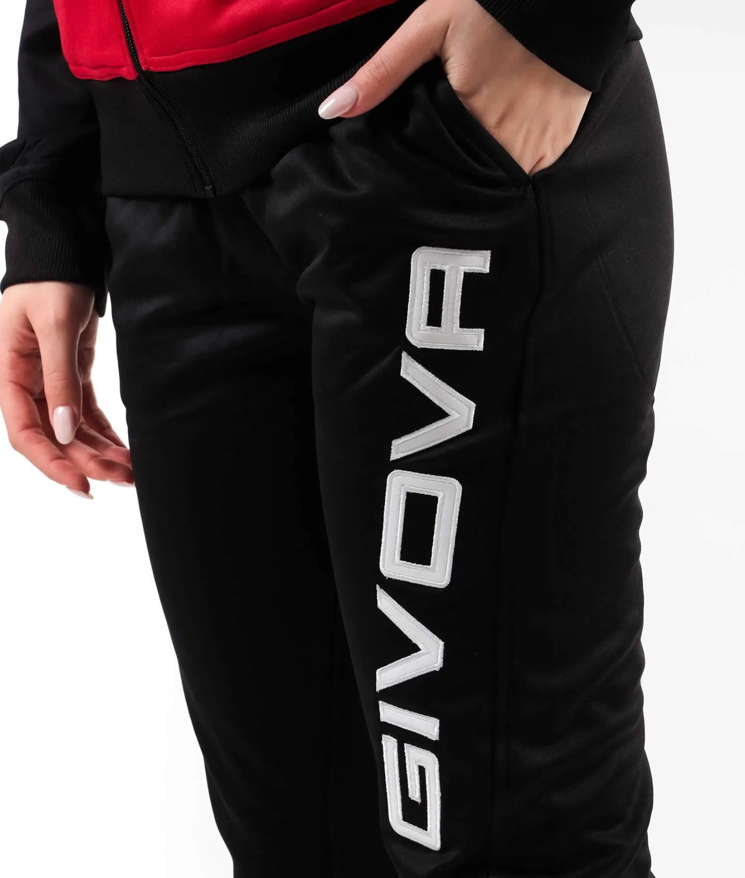 Sportset Givova Cuba rot-schwarz 3xl