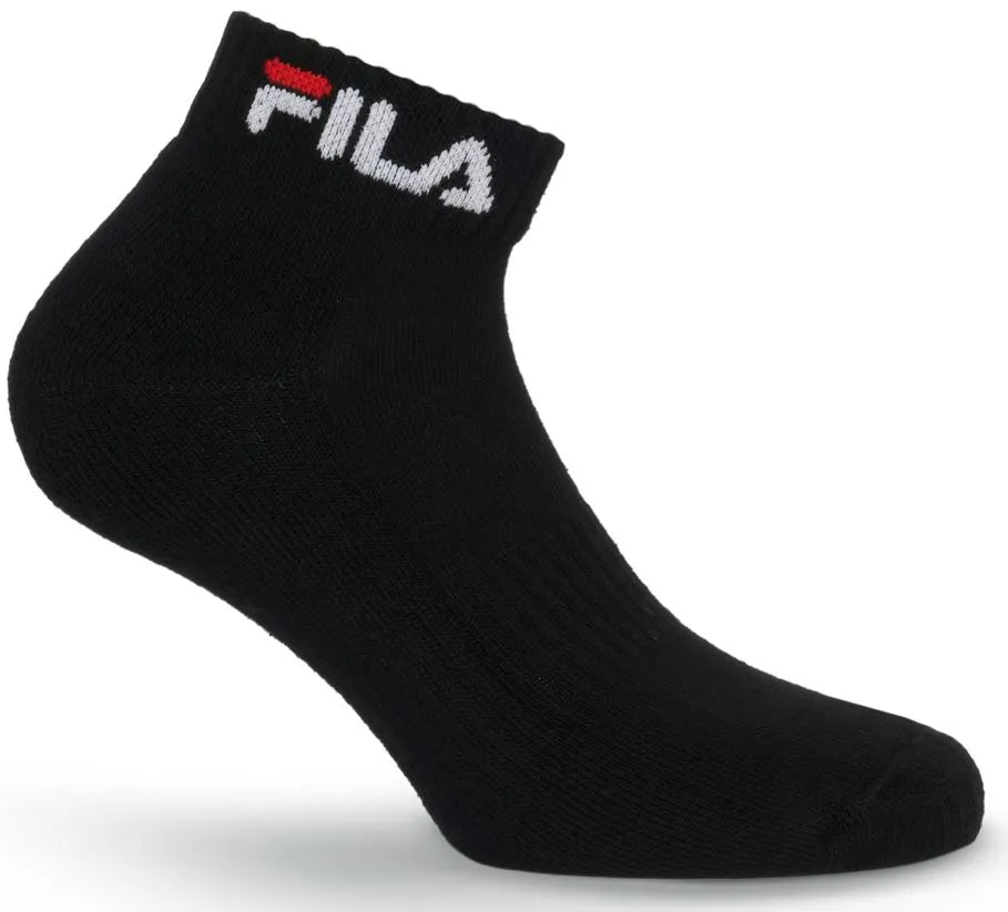 Stocaí Fila 2-phacáiste ar ardchaighdeán dubh 35-38