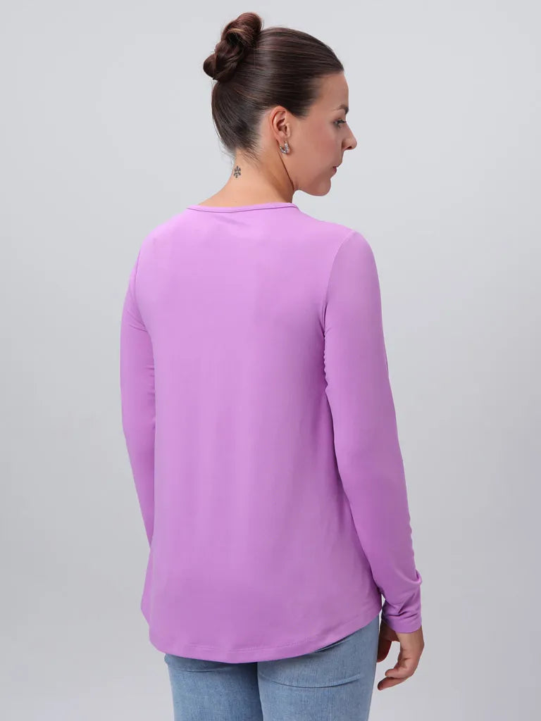 Kvinders t-shirt loap byrcela lilla l