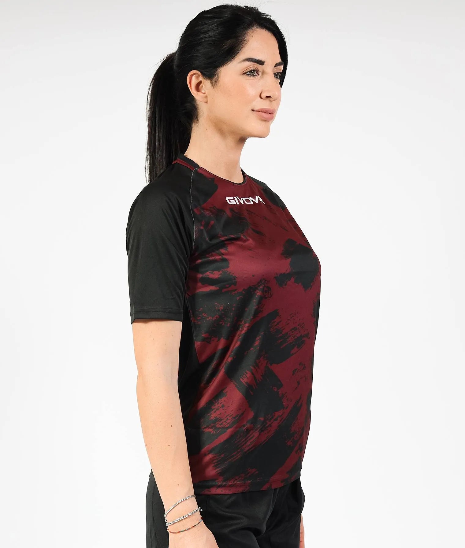 Givova art interlock grenade-black sports t-shirt s