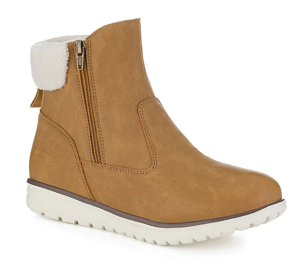 Bottes d'hiver chaudes dames, taille 37, cuir étanche