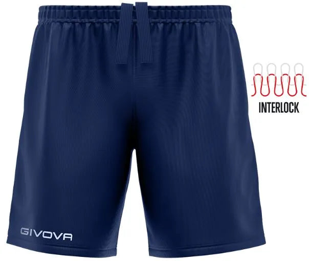 Sportshorts Givova Short Capo Blue 2xs