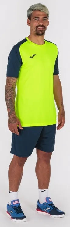 Joma Academy IV Sport T-shirt Fluor Geel-Navy 2xl-3xl