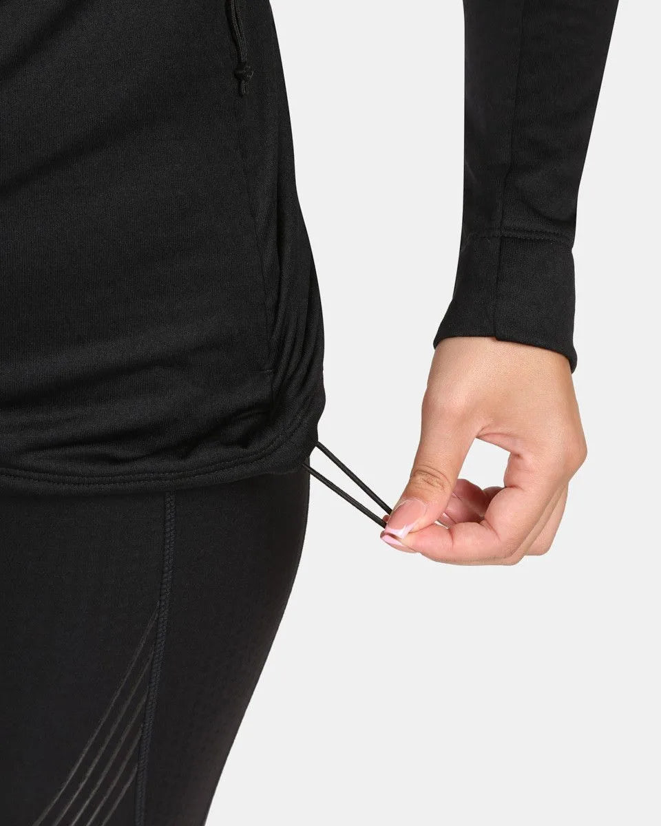 Women's fleece sweatshirt kilpi siren-w black 40