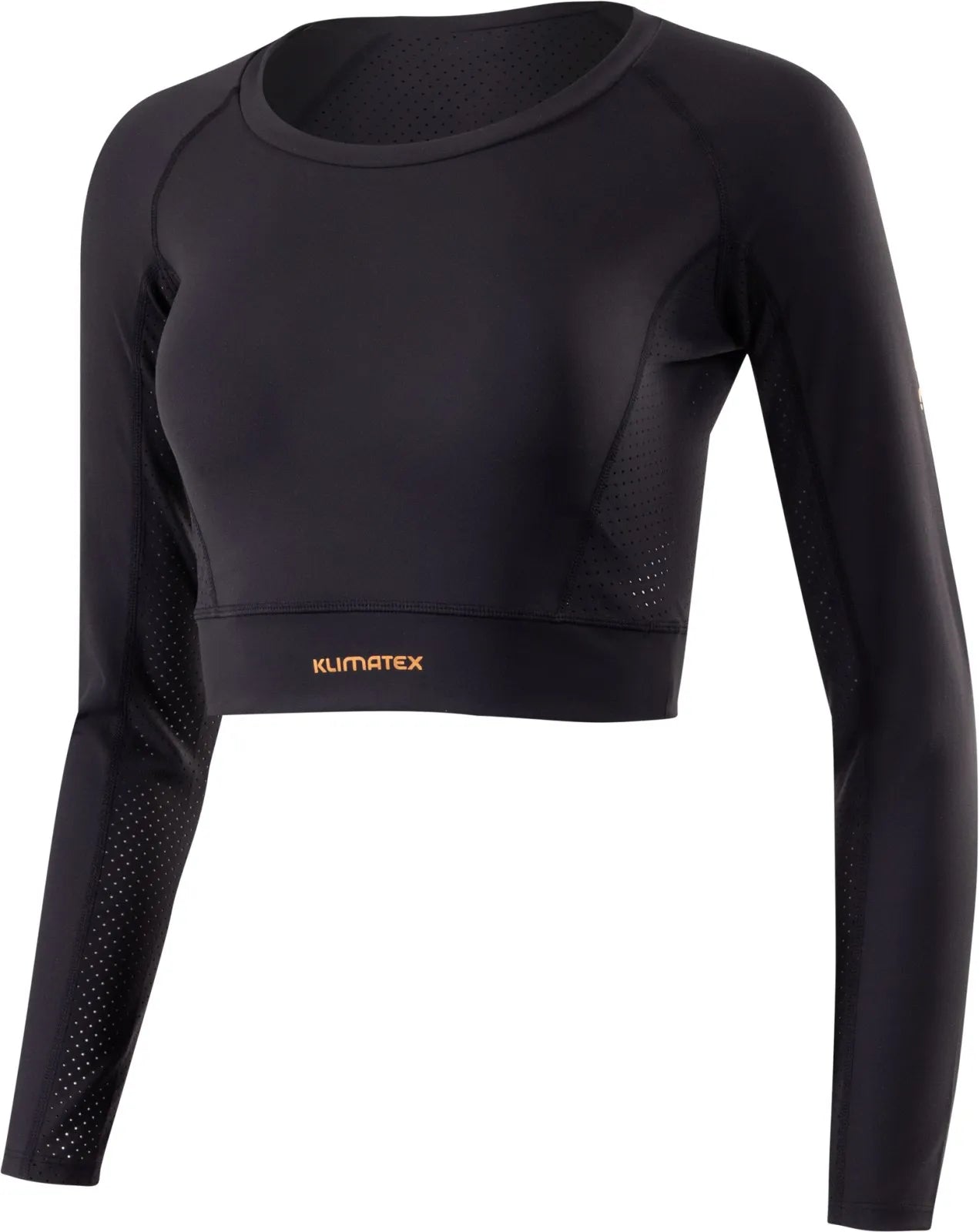 Ladies Crop Top Climatex Mera Black L - Respirável e Esportivo