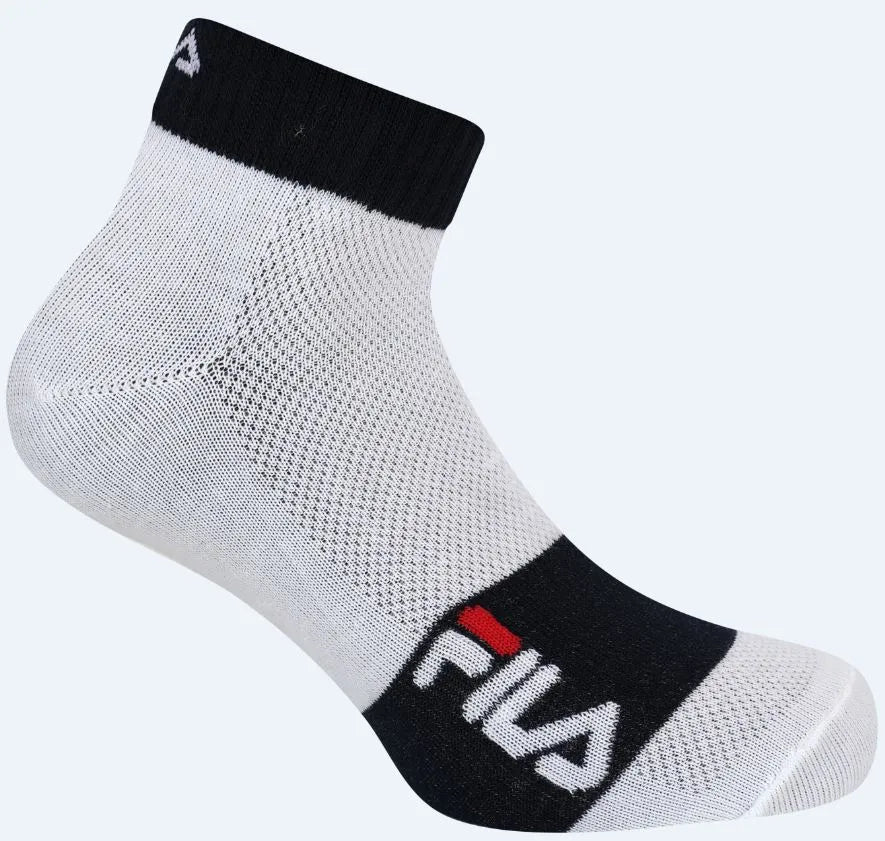 Fila socks 3-pack quarter white-navy 43-46