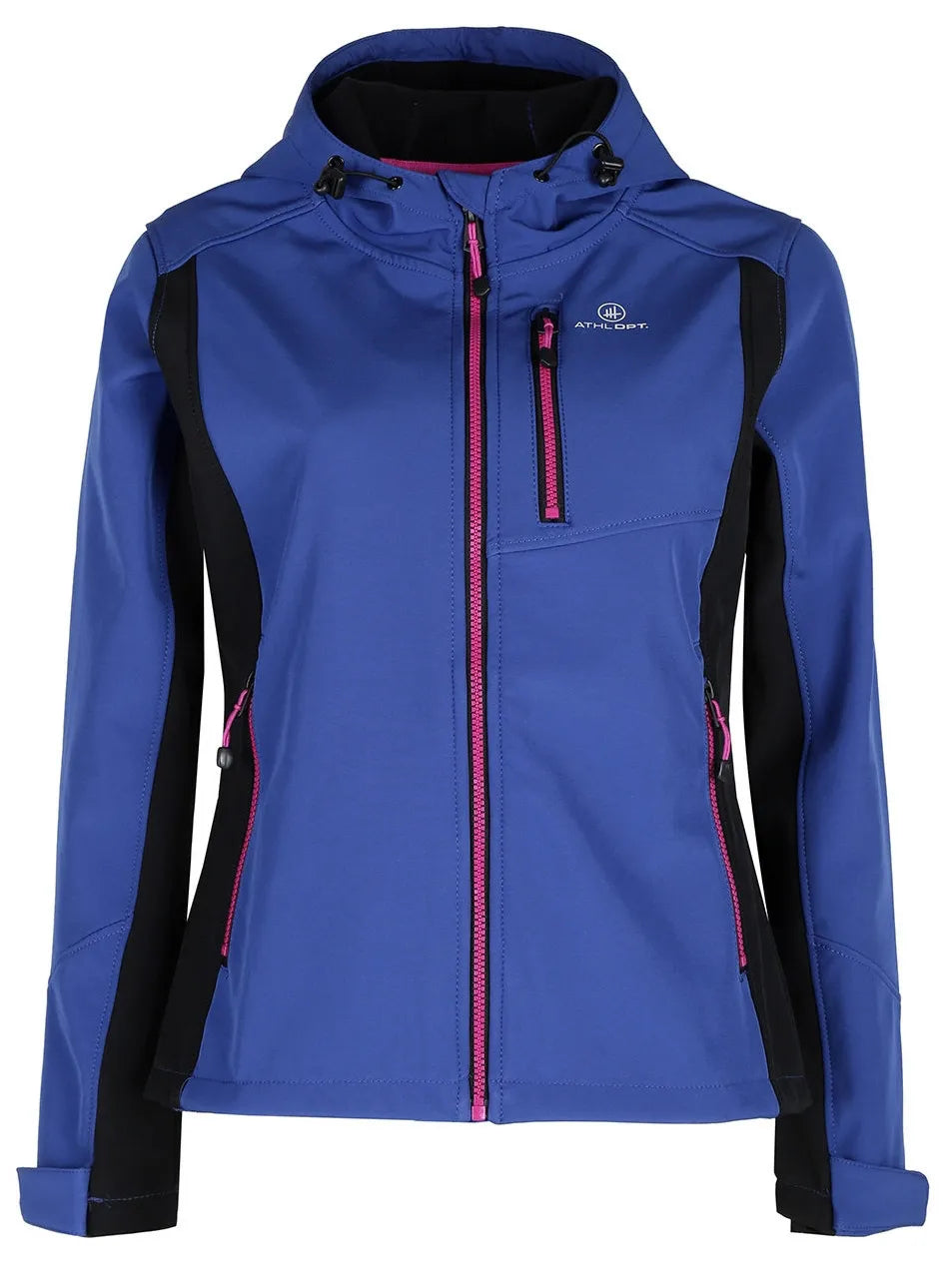 Ladies Softshell Jacket Athl. Dpt maya pervinca xl água -repelente