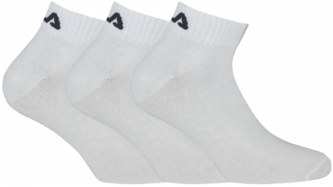 Fila quarter 3-pack socks white 43-46