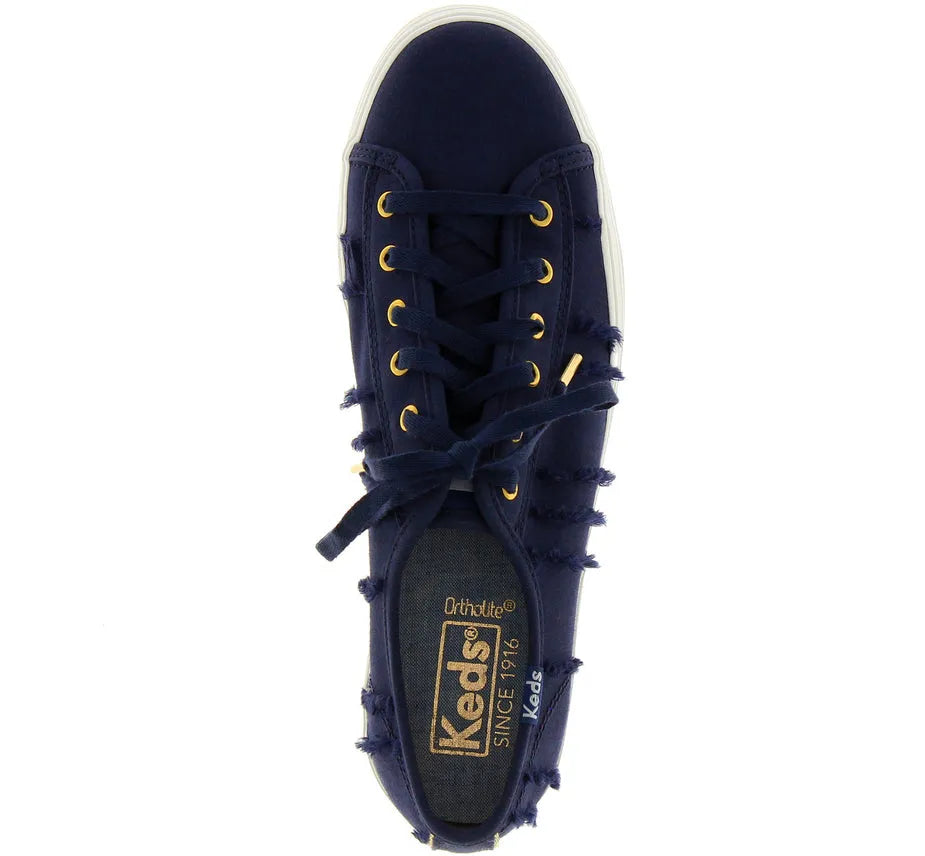 Sapatos femininos keds wms triplos de pisalheira de chute Indigo 38