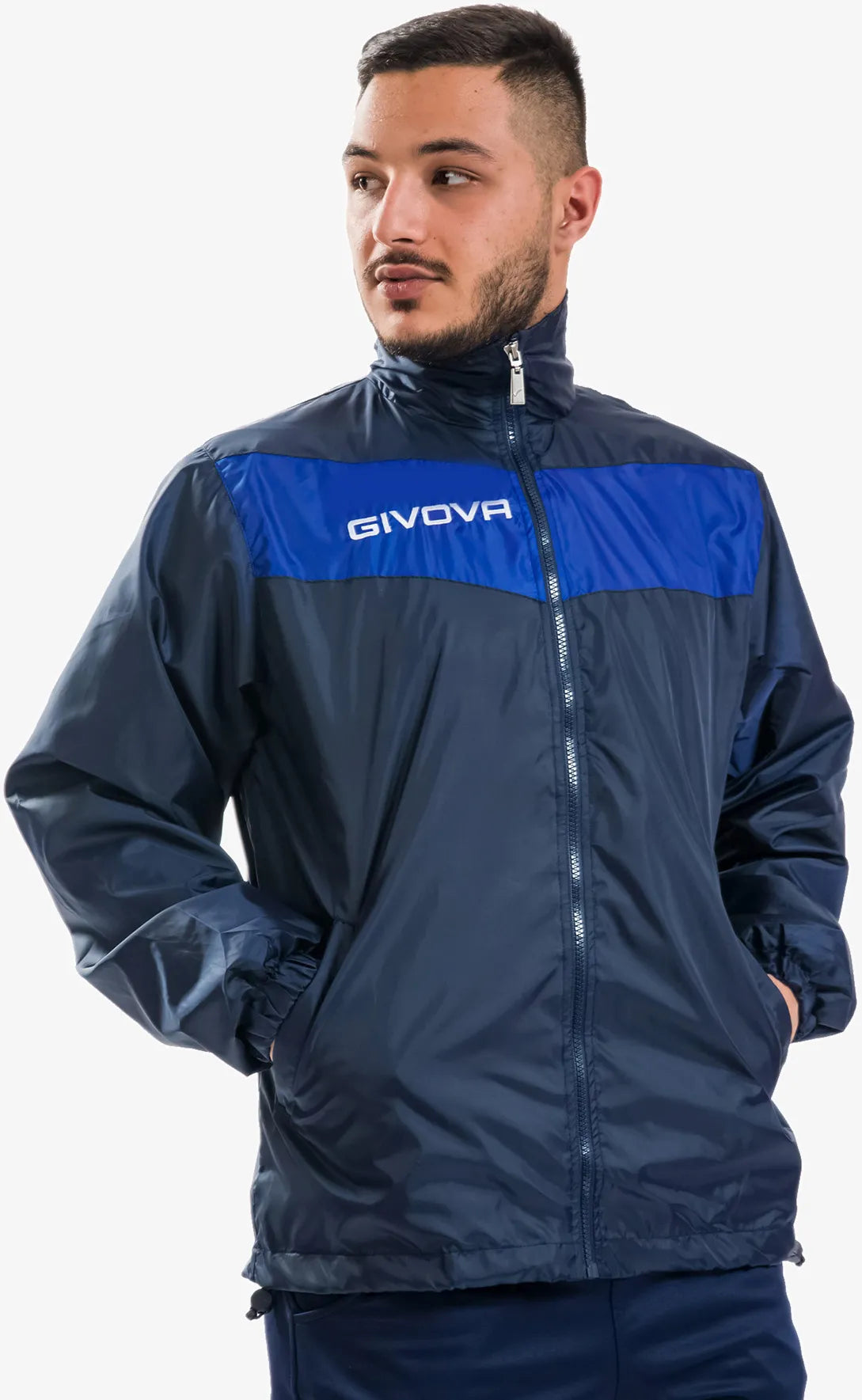Sportovní bunda Givova Rain Blue-Azzuro M