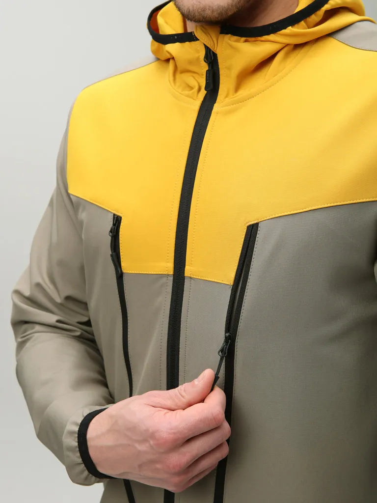 Mænds softshell jakke loap urland beige l