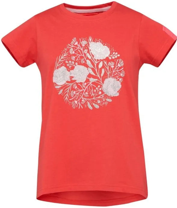 T-shirt Girls Loap Take Red Red 122-128
