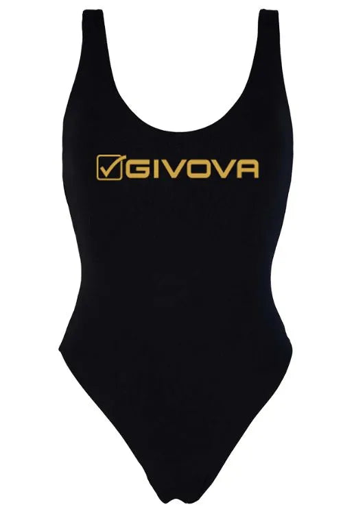 Feisteas snámha snámha na mban Givova Swimsuit Oilimpeach Black S