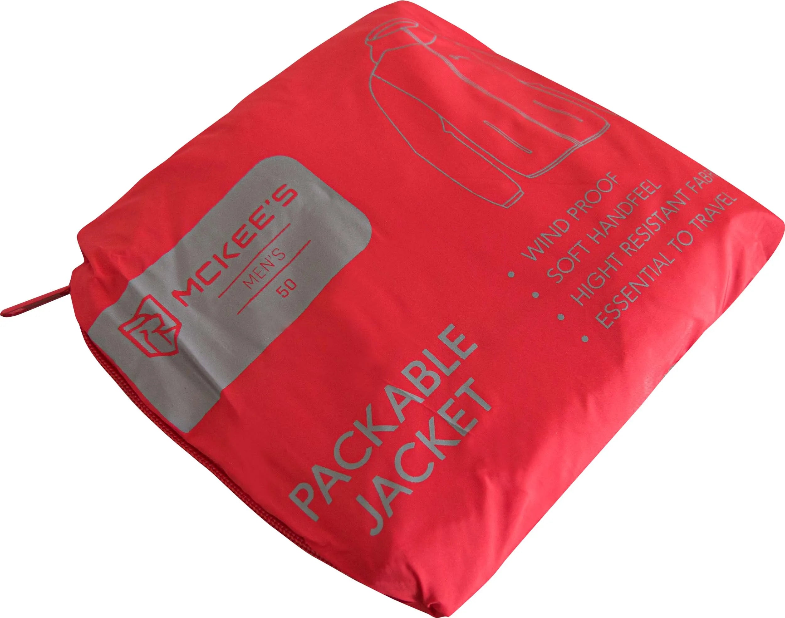 McKees Cimone Red M Herrenjacke - winddicht & warm