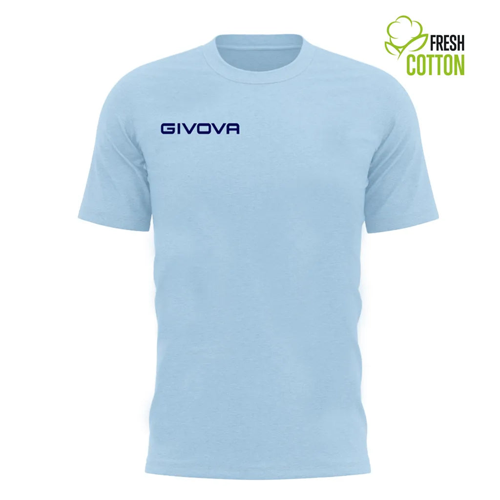 Cotton t-shirt givova fresh azul claro blue xl