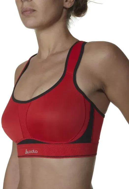 ODLO ad alto impatto sportivo-bh rosso/nero 75a per le donne
