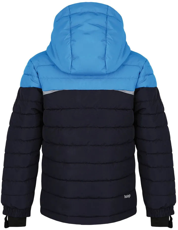 Wasserdichtes Kinder Skijacke Laib Fumar Dunkelblau 112-116