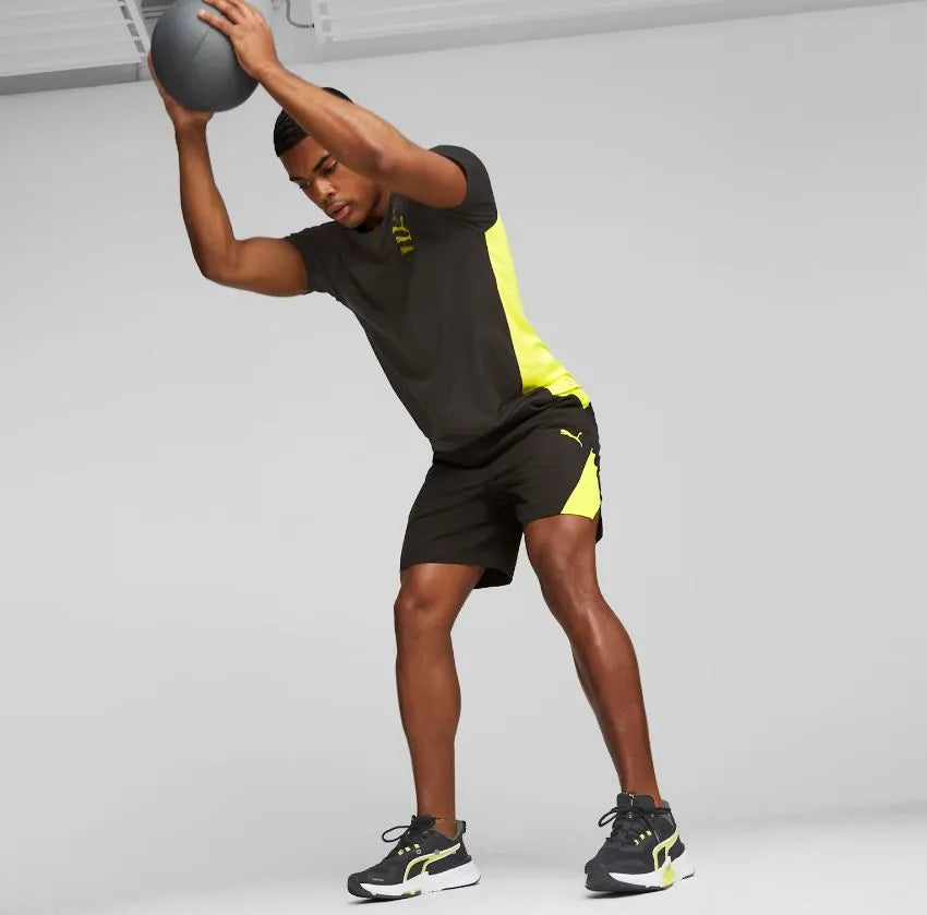 Puma Men Pwrframe TR 2 Sneakers Méid Dubh-Bhuí 42.5