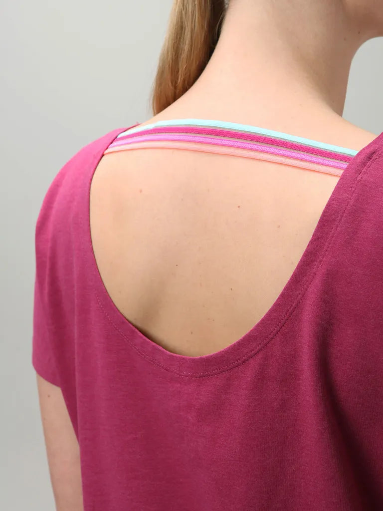 Dames T-Shirt Loap Aumara Roze Roze S