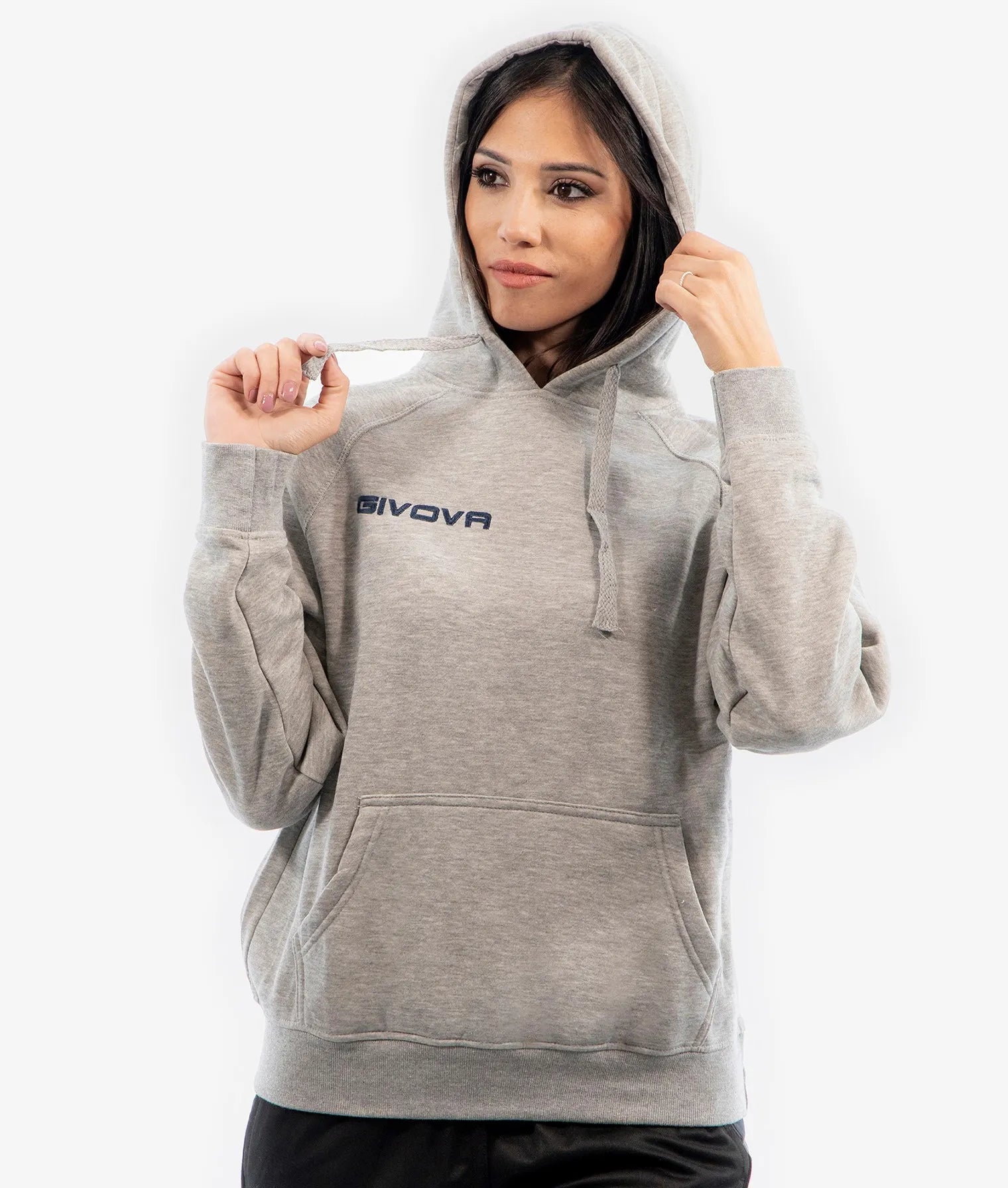 Givova Hoodie Grau 2xs