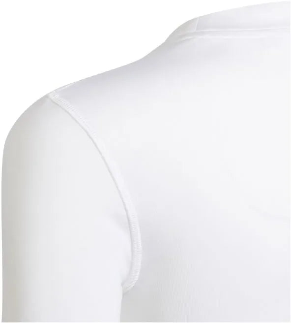 Adidas Jr TechFit T-Léine Teirmeach Leanaí Bán 140