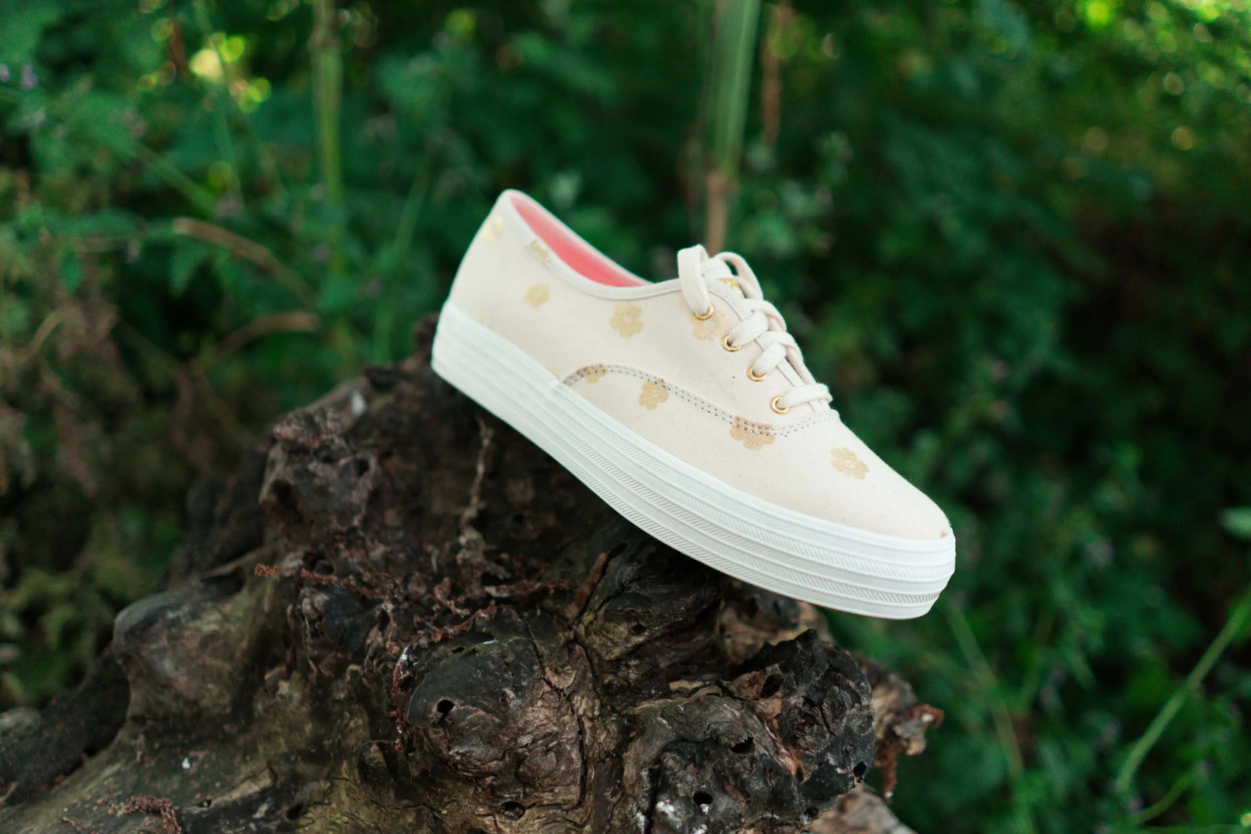 Scarpe da donna Keds WMS Triple Kick Hibiscus Natural 41