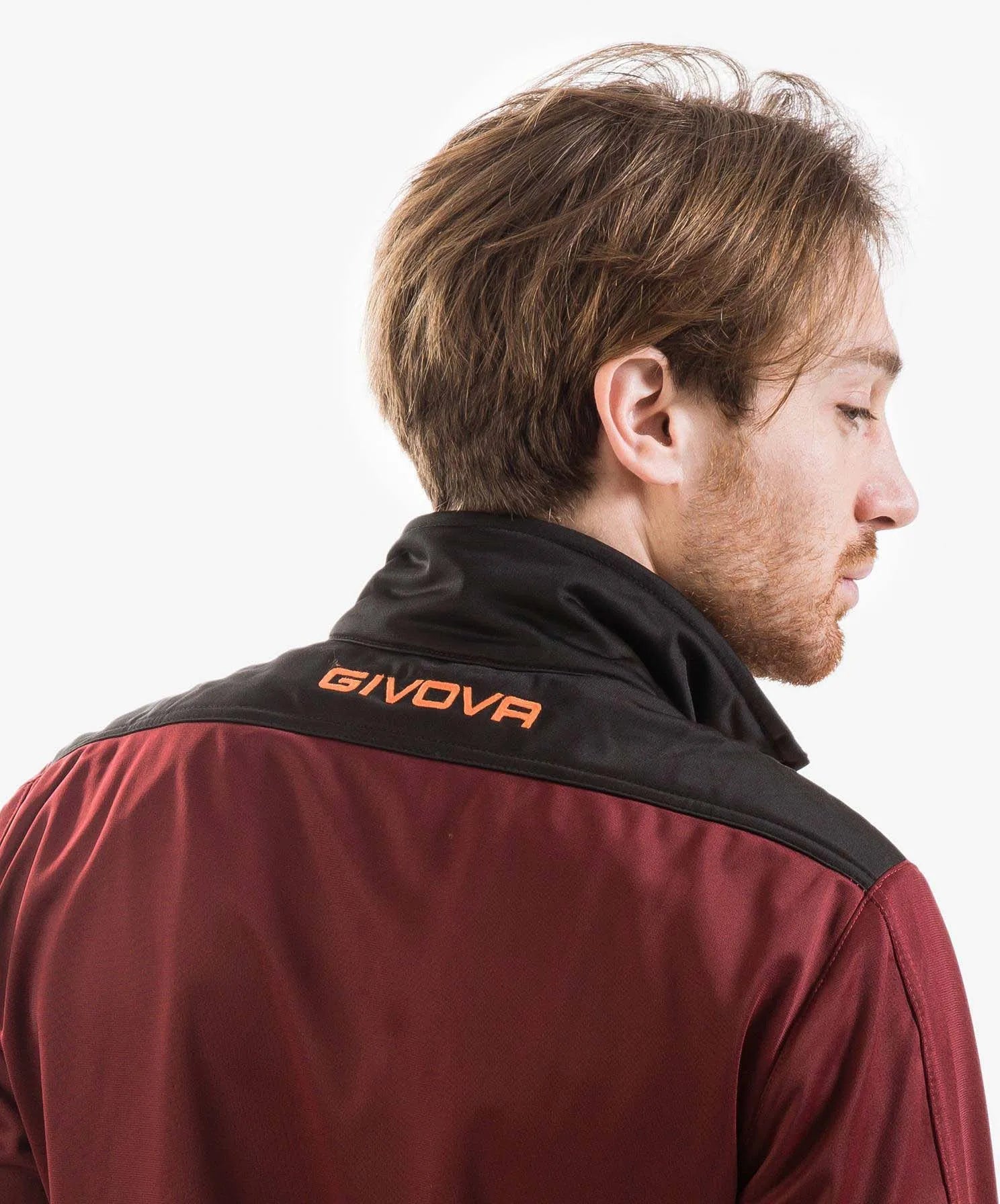 Sports Set Givova Campo Burgundsko-Oranžová XS