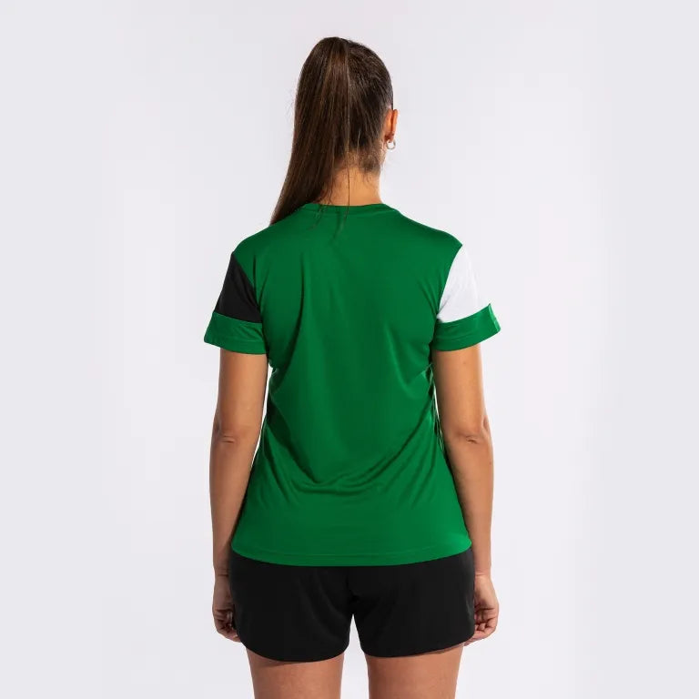 Tricou pentru femei Joma CaMiseta Manga Sky Green-Black, XS